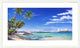 "Spiaggia tropicale" Framed Digital Print by Adriano Galasso, 45x27"