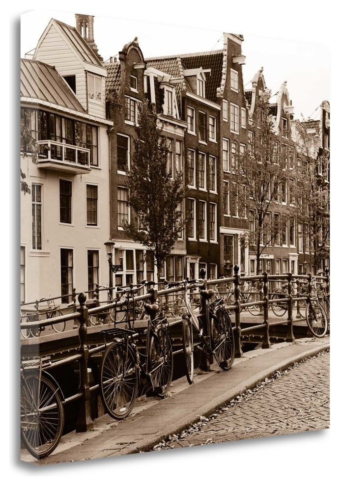 "Autumn In Amsterdam I" By Jeff Maihara, Giclee Print on Gallery Wrap Canvas