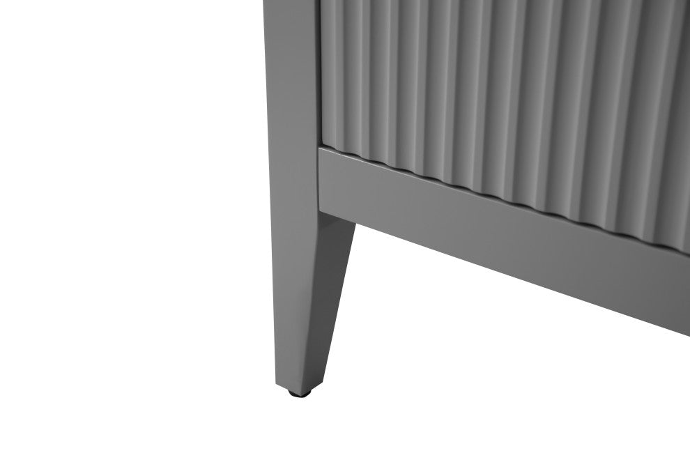 Vanity Art Freestanding Vanity, Cashmere Gray, 42", Single Sink, Golden Brushed