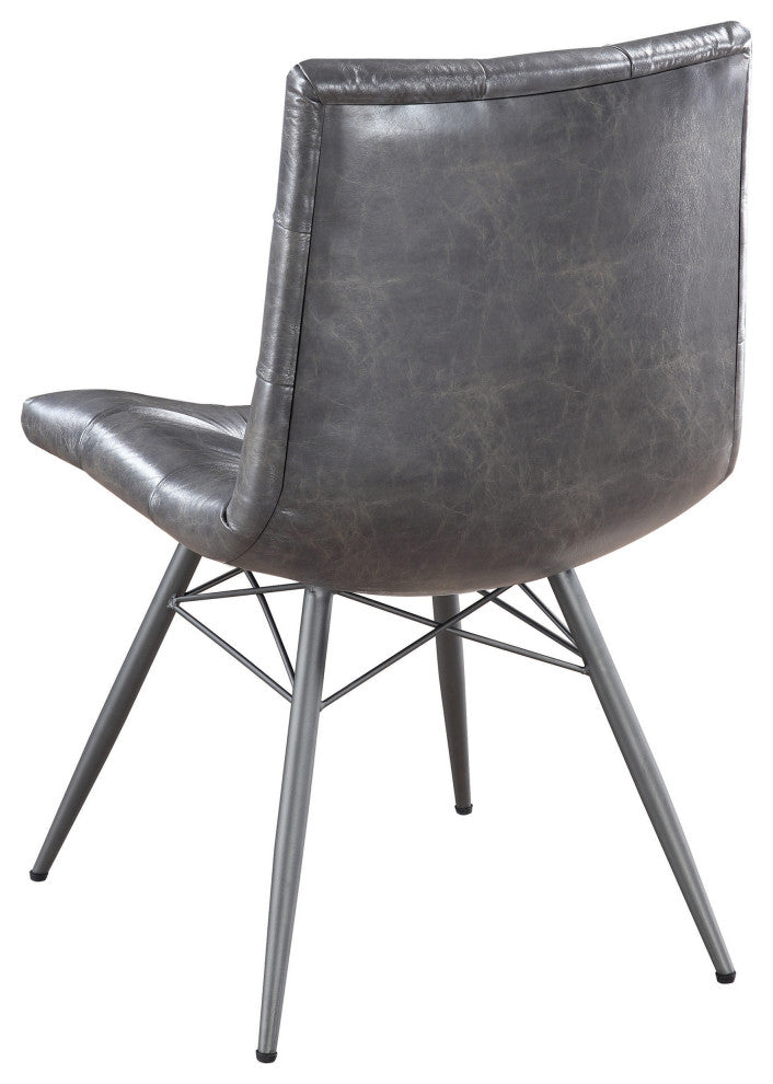 Dittnar Tufted Dining Chairs, Charcoal, Set of 4