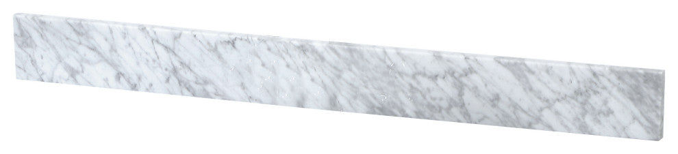40" Backsplash, Carrara White
