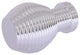 Designer Cabinet Knob, Polished Chrome