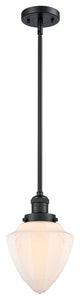 Innovations 201S-BK-G661-7 1 Light Mini Pendant, Matte Black