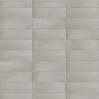 Coco Matte 2" x 5-7/8" Porcelain Floor and Wall Tile, Amb Grey