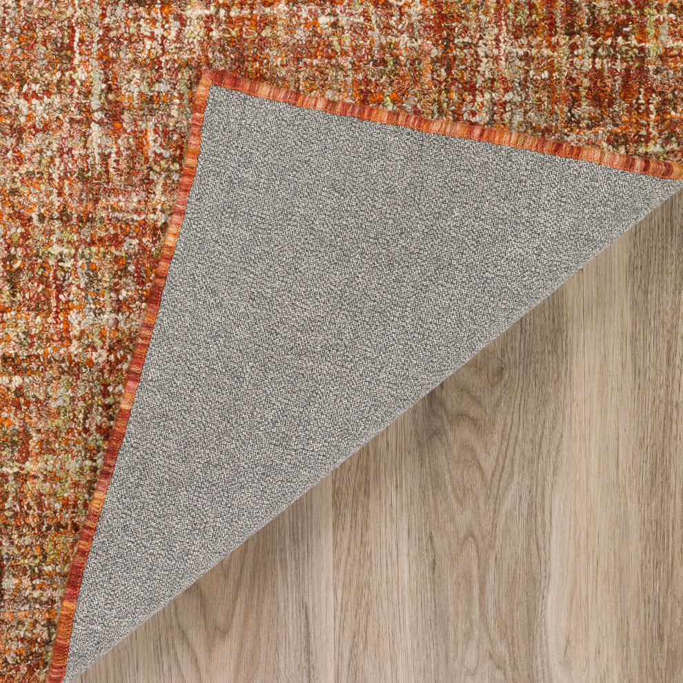 Mateo ME1 Paprika 10' x 10' Round Rug