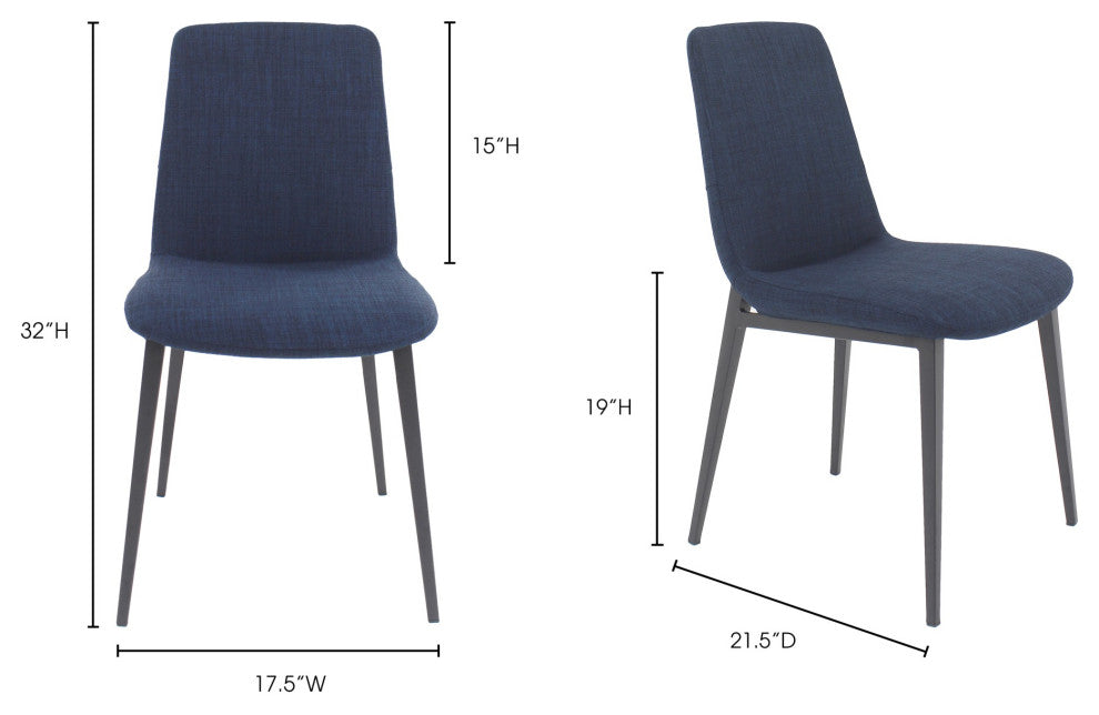 Modern Kito Dining Chair Blue - M2 - Blue