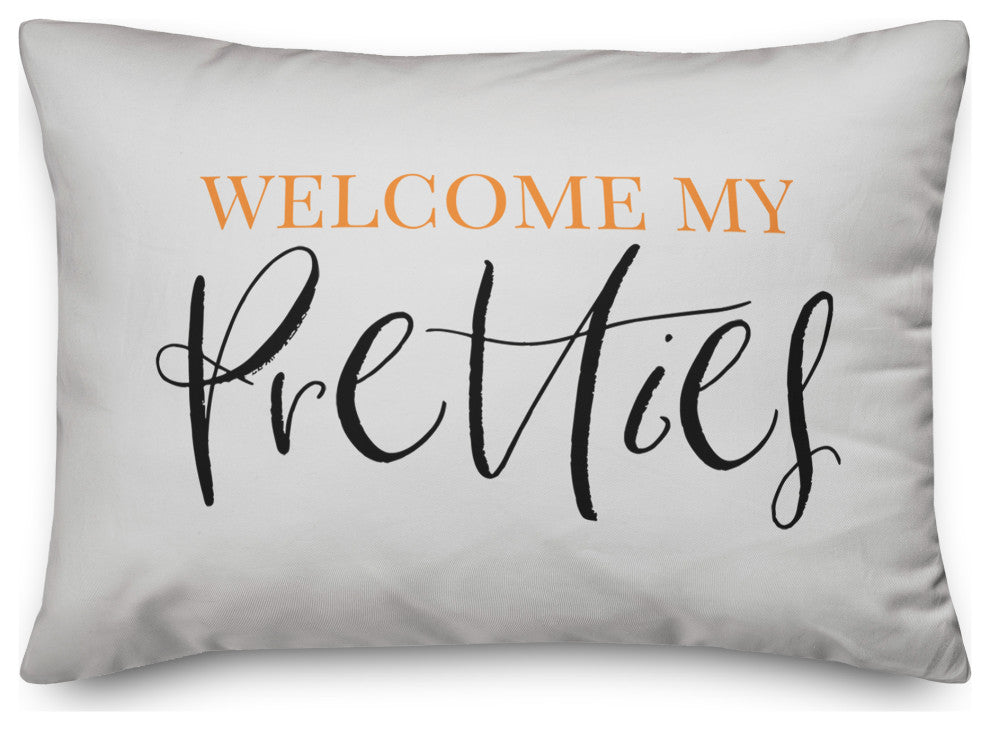 Welcome My Pretties 14x20 Throw Pillow