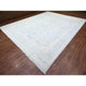 Gray Washed Out Peshawar Wool Hand Knotted Oversized Oriental Rug, 11'9"x14'4"
