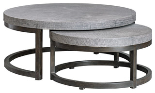 Uttermost Aiyara Gray Nesting Tables, S/2
