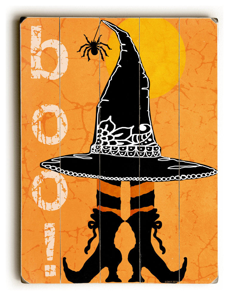 Boo! Wooden Sign