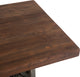 Artezia 60-Inch Reclaimed Teak Wood Desk with Adjustable Crank