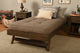 Pop Up, Rustic Walnut Finish With Linen Stone Mattress