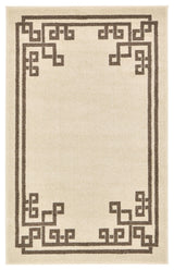 Unique Loom Beige Athens Geometric 3'x5' Area Rug