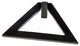 Triangle Cabinet Hardware Pull, Polished Pewter