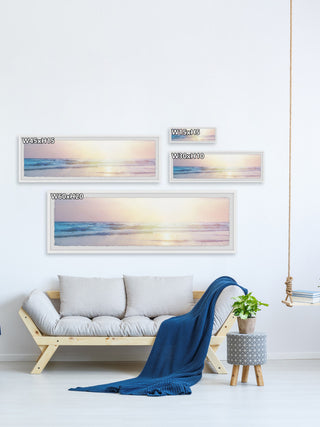 "Beautiful Sunsets" Framed Painting Print, 45x15