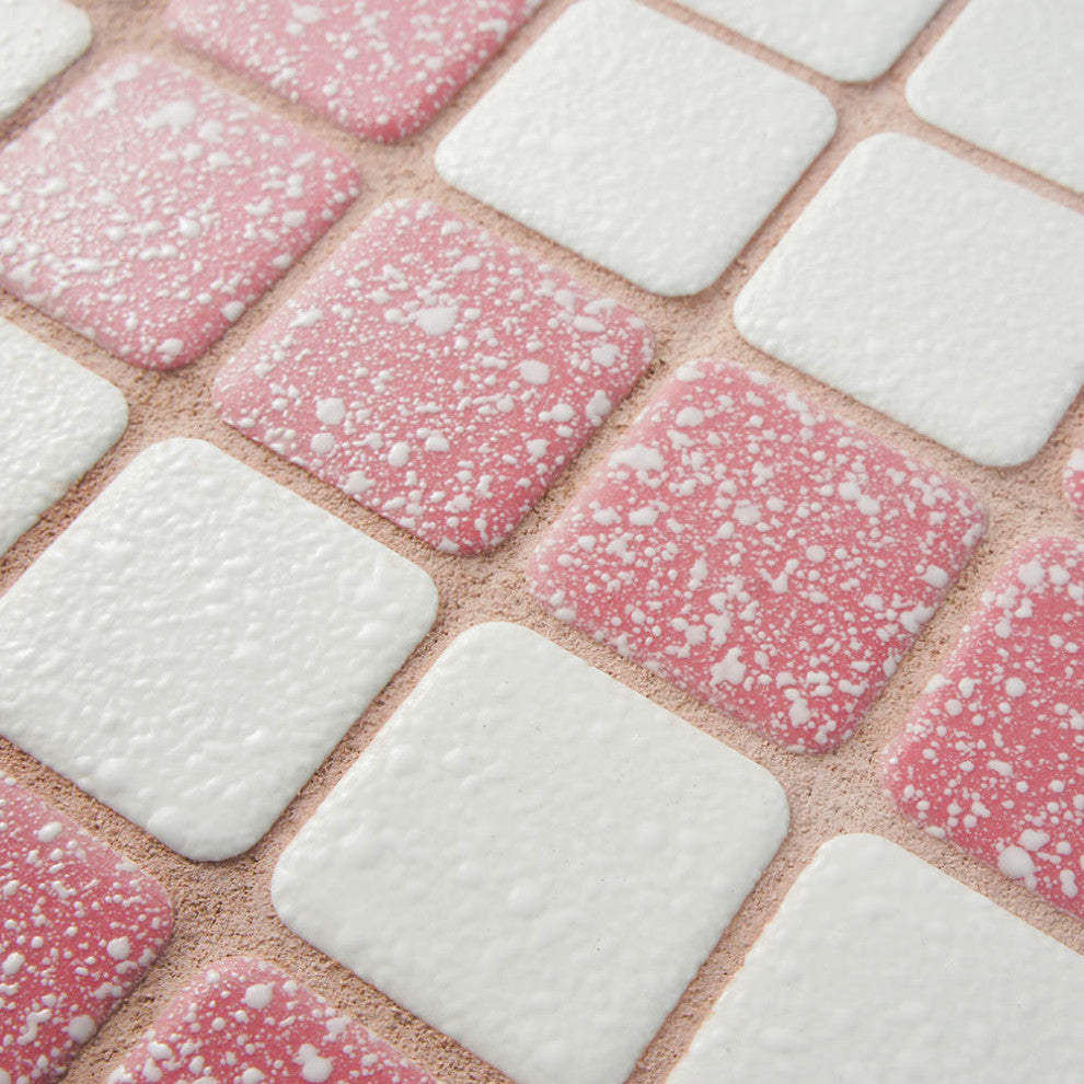 Crystalline Market Square Flamingo Porcelain Floor and Wall Tile