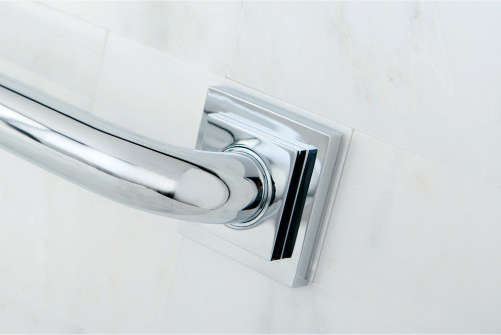 Kingston Brass 24" X 1-1/4" OD Grab Bar, Polished Chrome