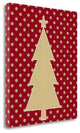 "Kraft Tree On Polka Dot" By Linda Woods, Giclee Print on Gallery Wrap Canvas