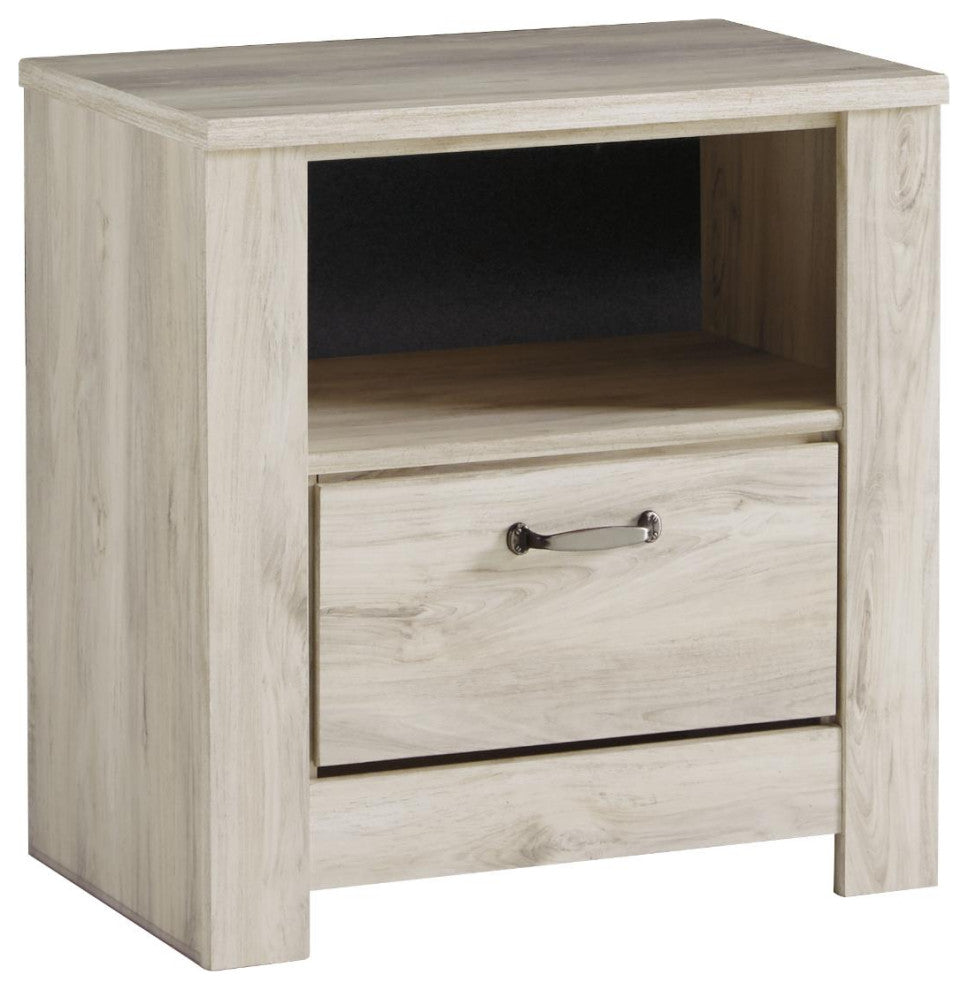 Bellaby Whitewash One Drawer Nightstand