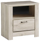 Bellaby Whitewash One Drawer Nightstand