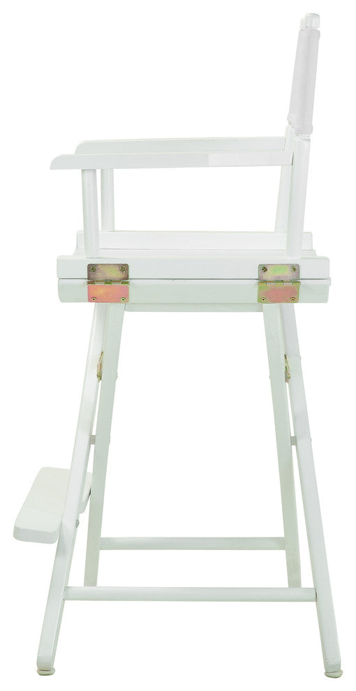 024" Director's Chair White Frame-White Canvas