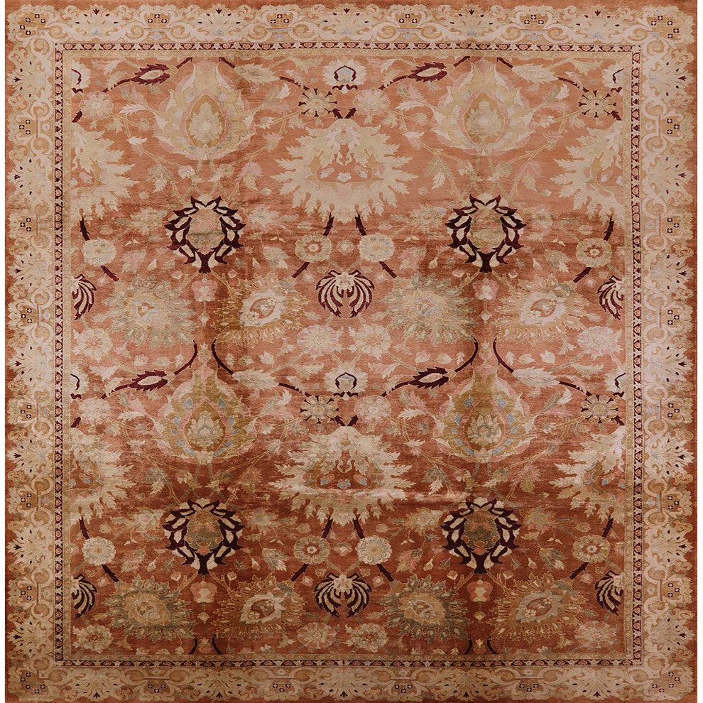 Ahgly Company Indoor Square Mid-Century Modern Area Rugs, 7' Square