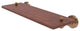 Waverly Place 16" Solid Wood Shelf, Brushed Bronze
