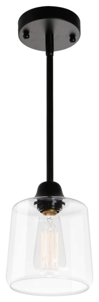 Black Glass Pendant Lamp Vintage Farmhouse Pendant Light Fixture