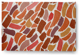 Wenstry Fall Design Chenille Area Rug, Orange, 4'x6'