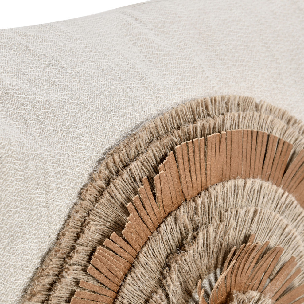Pueblo 22" Cotton Fabric Throw Pillow by Kosas Home