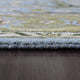 HAND TUFTED WOOL ECO-FRIENDLY AREA RUGS, Blue Green Color, Oriental Design