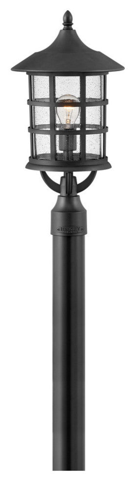 Hinkley Freeport Medium Post Top Or Pier Mount Lantern, Textured Black