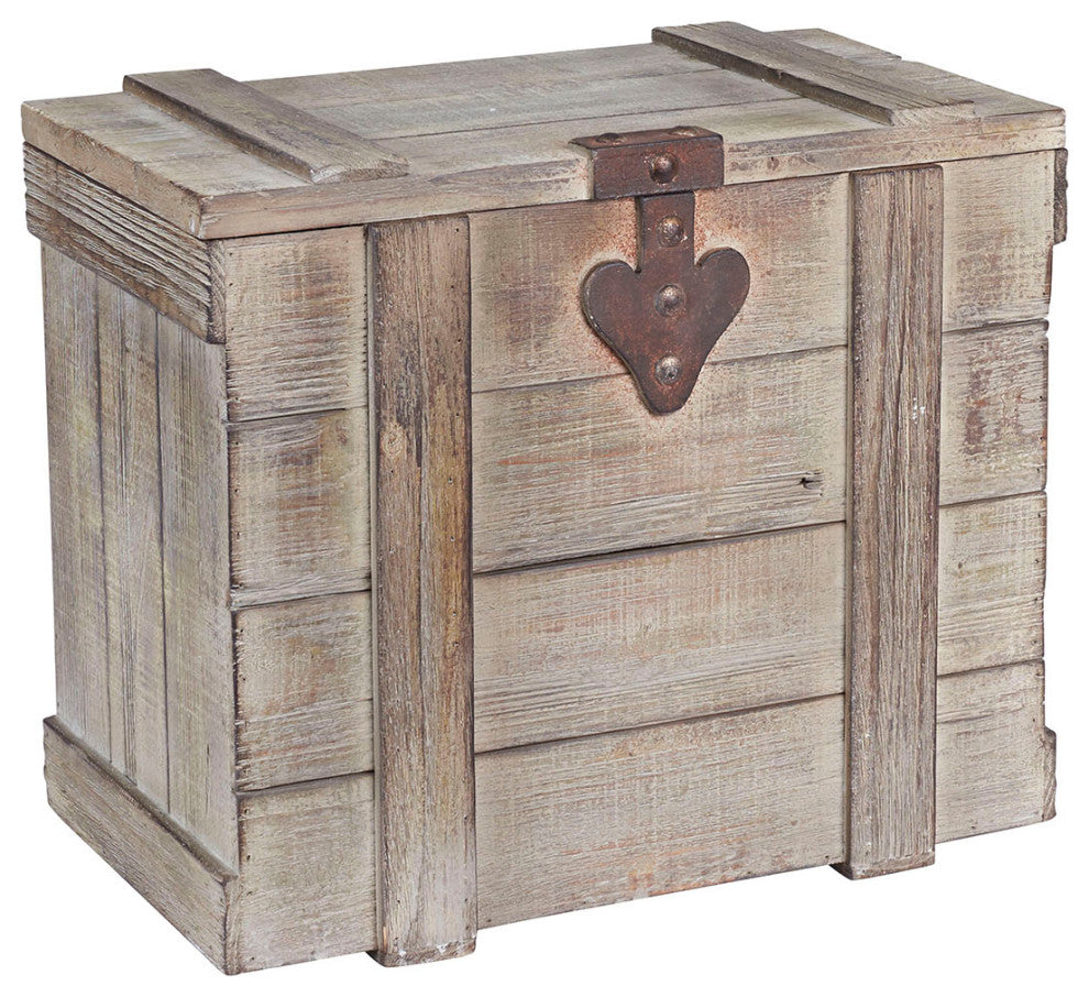 Antiqued Decorative Trunk