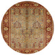 Ahgly Company Indoor Round Mid-Century Modern Area Rugs, 3' Round