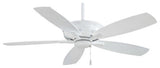 MinkaAire White Kafe 52" 5-Blade Indoor Ceiling Fan