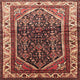 Ahgly Company Indoor Square Traditional Area Rugs, 4' Square