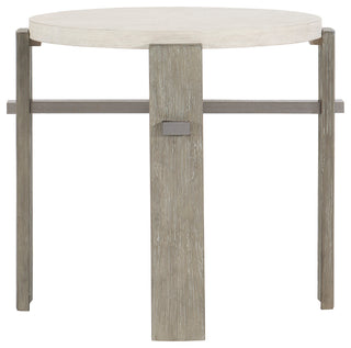 Bernhardt Foundations Round Side Table With Four Legs