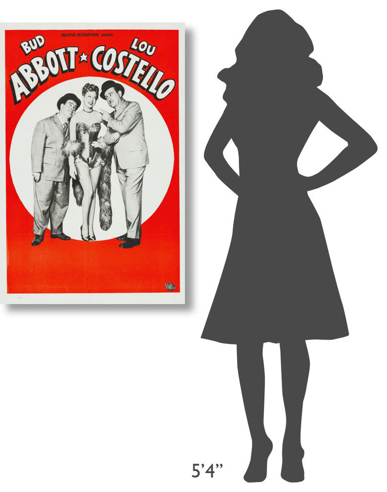 "Abbott & Costello - Stock Poster" Canvas by Hollywood Photo Archive, 26x40"