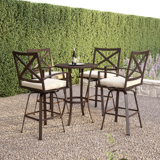 La Jolla Comfortable Swivel Design Swivel Outdoor Counter Stool