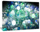 Colorful Molecules Fractal Design, Abstract Canvas Art Print, 20x12