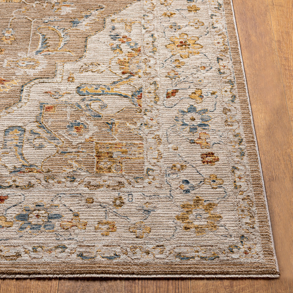 Reina REN-2305 Tan Multi Machine Woven 9' x 12'2" Rug