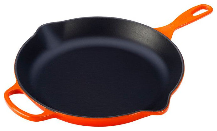 Le Creuset Signature Iron Handle Skillet, 11.75", Flame