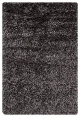 Iris Contemporary Area Rug, Beige and Black, 5'x7'6" Rectangle