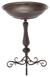 Safavieh Orian Bird Bath, Rustic Brown