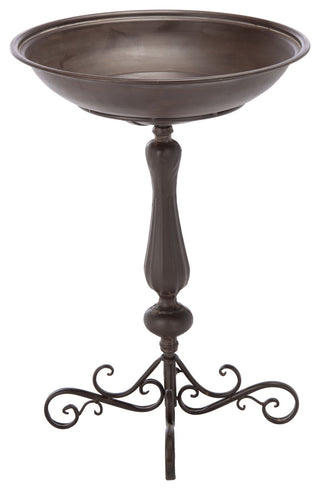 Safavieh Orian Bird Bath, Rustic Brown