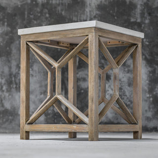 Uttermost 25886 Catali 22"L Java Wood End Table - Washed Natural
