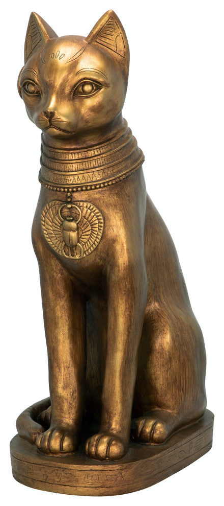 Golden Bastet of Ancient Egypt Statue