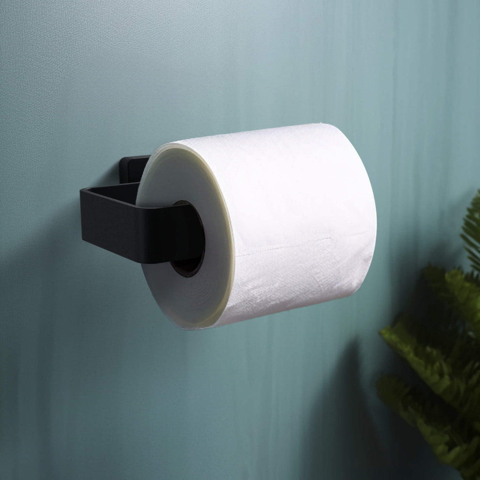 Blaze 2 Piece Bathroom Hardware Set, Matte Black