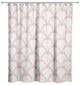 Pink Scallops 71x74 Shower Curtain