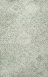 Rizzy Home Brindleton BR364A Green Trellis Area Rug, 3'x5'